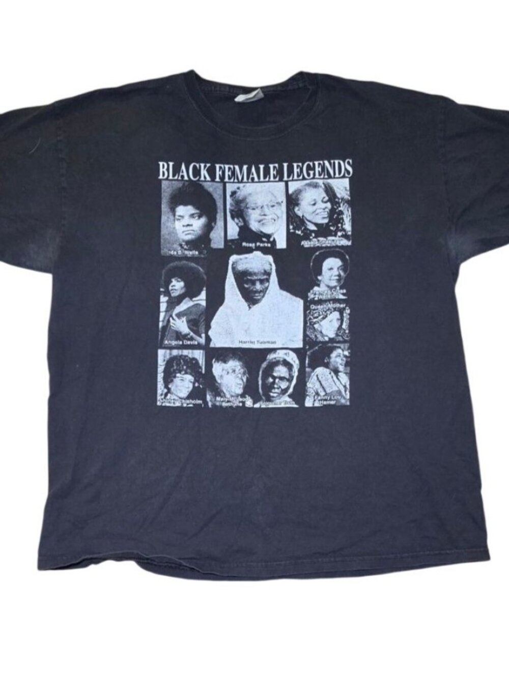 Vintage T-Shirt Black Female Legends African American Woman Pride Diaspora XL